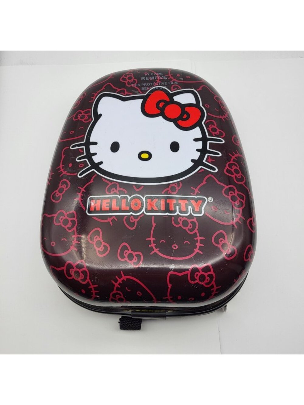 Hello Kitty Hard Shell Backpack Sanrio 2023 Pink Black youth kids size